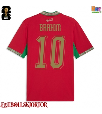 Marocko Brahim Diaz #10 Hemmatröja VM 2026 Kortärmad